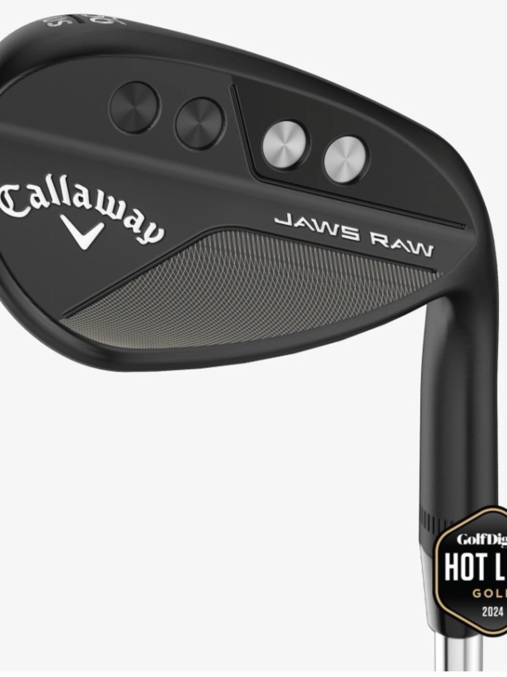 Callaway Black Jaws Raw Wedge with Silver Accents